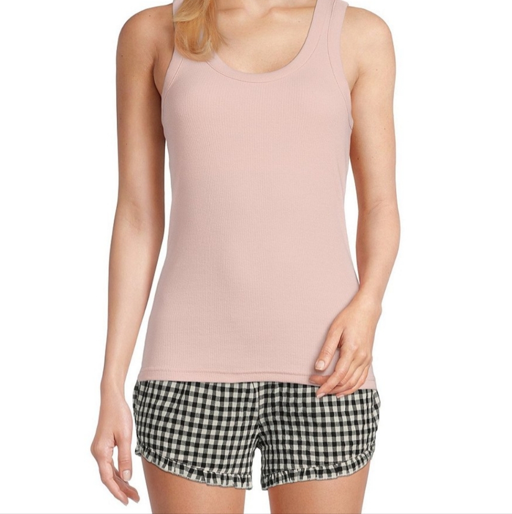 NWT Papinelle sleep tank sz S dusty pink